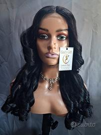 Parrucca naturale con Top lace closure