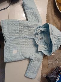 Tre giubbini primaverili neonato 6/9 mesi di marca