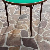 Tavolo da gioco in noce, oroginale dei primi '900.