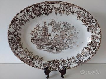 Vassoio, piatto portata ceramica Colandine