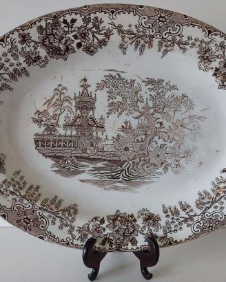 Vassoio, piatto portata ceramica Colandine