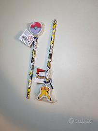 pokemon matite di pikachu e pokeball - Collezionismo In vendita a Como