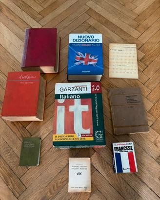 Lotto/Set dizionari-prontuari vintage e moderni