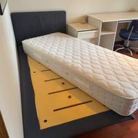 Letto Flou  singolo azienda Flou colore bleu