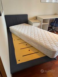 Letto Flou  singolo azienda Flou colore bleu