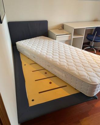 Letto Flou  singolo azienda Flou colore bleu