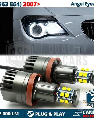 ANGEL EYES LED H8 Per BMW SERIE 6 E63 E64 dal 2007