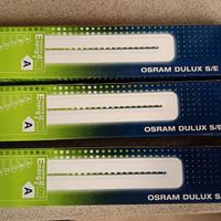 3 Lampade Osram Dulux S/E 11W, tonalità 4000°K
