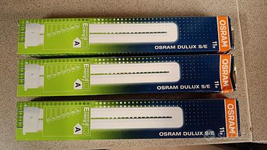 3 Lampade Osram Dulux S/E 11W, tonalità 4000°K