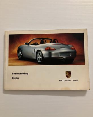 Libretto uso e manutenzione Porsche Boxster