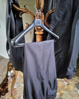 Completo gessato grigio scuro "LoroPiana Cashmere"