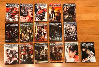 Lotto di libri di Attack on Titan