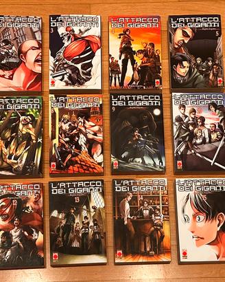 Lotto di libri di Attack on Titan