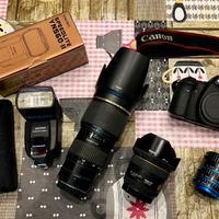 Canon Eos 6D + Obbiettivi e accessori