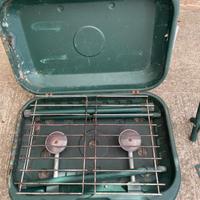 Fornello e griglia a gas uso esterno