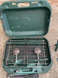 Fornello e griglia a gas uso esterno