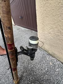 Canna in carbonio da spinning a 2 pezzi