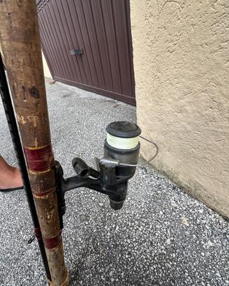 Canna in carbonio da spinning a 2 pezzi