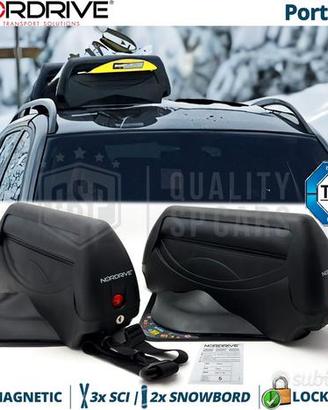 Portasci Magnetico per AUDI 3 Sci o 2 SnowBoard