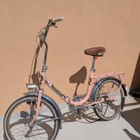 Bici pieghevole stile Graziella ruote 20 pollici
