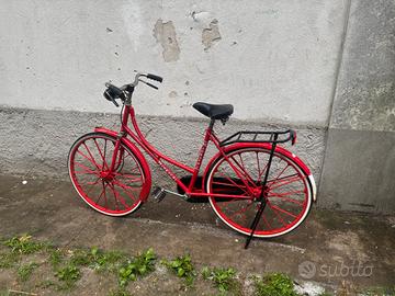 Bicicletta d’epoca rara freni a bacchetta