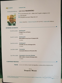 Vorrei mettere il mio annuncio di lavoro come auti