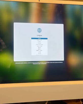 Apple iMac 24" M1 (modello 2021) colore Blu