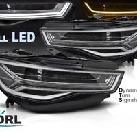 FANALI ANTERIORI FUUL LED DIURNI AUDI A6 C7 14-18 