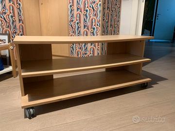 mobile carrello con 4 ruote pivottanti