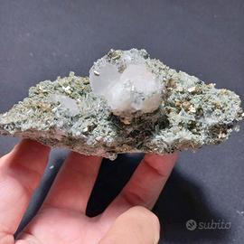 AUG17.11 PIRITE, Quarzo, CALCITE (Gavorrano, Itali
