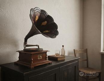 🎶 Grammofono stile antico, vintage + REGAL0 🌸