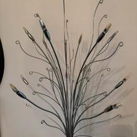 Piantana design in acciaio