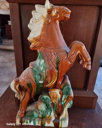 statua ceramica cinese porta fortuna 