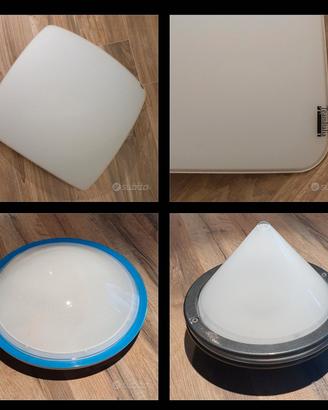 N.3 lampade plafoniere apparecchi illuminazione