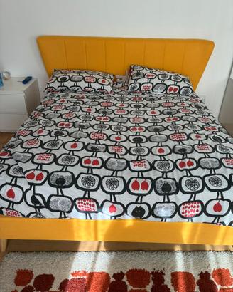 Letto matrimoniale con materasso 160x190