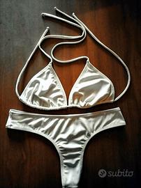 BIKINI tessuto di qualità COLORI bianco panna nero