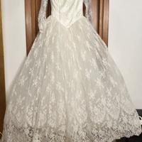 Abito sposa in pizzo francese