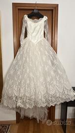 Abito sposa in pizzo francese