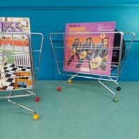 porta vinili o riviste vintage 