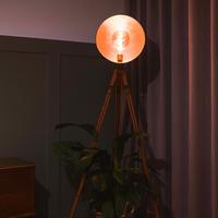 Piantana artigianale paralume rame e cavalletto