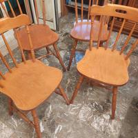 Sedie cucina in legno.