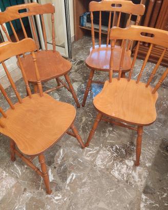 Sedie cucina in legno.