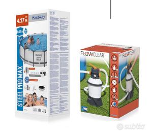 Piacina fuoriterra bestway + pompa