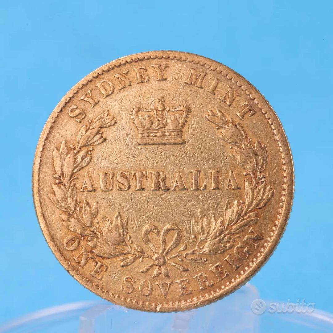 sterlina oro australia 1870 rara Collezionismo In vendita a Foggia