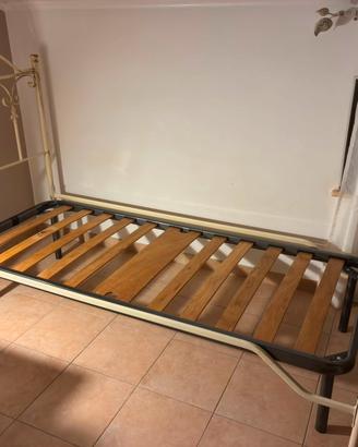 Letto singolo con rete 50€