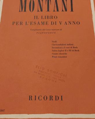 Montani spartiti per pianoforte