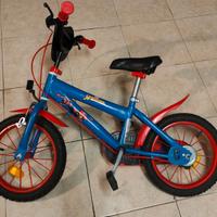 Bici bambino spiderman