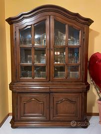 Vetrinetta soggiorno in legno massello