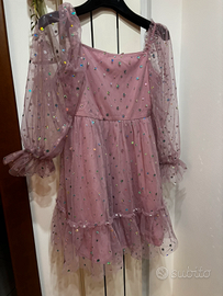 Vestito bambina glitter 10 anni Shein festa