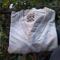 Felpa oversize vintage anni '90 beige – CLARK Made